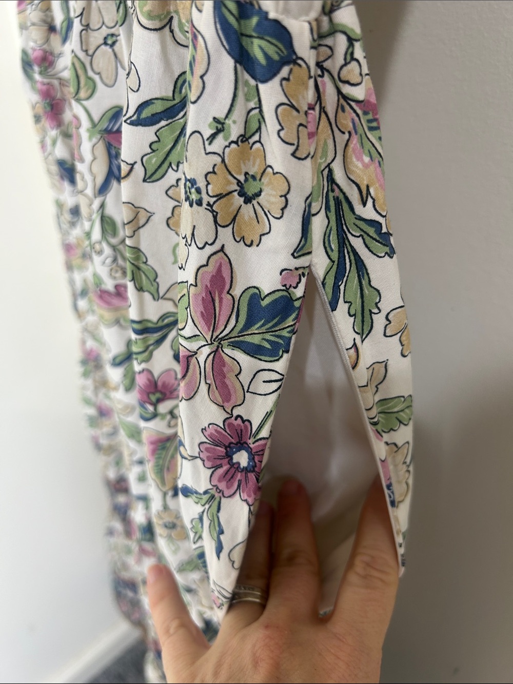 CYNTHIA ROWLEY Floral Tiered Maxi Dress Size Small - Picture 13 of 14